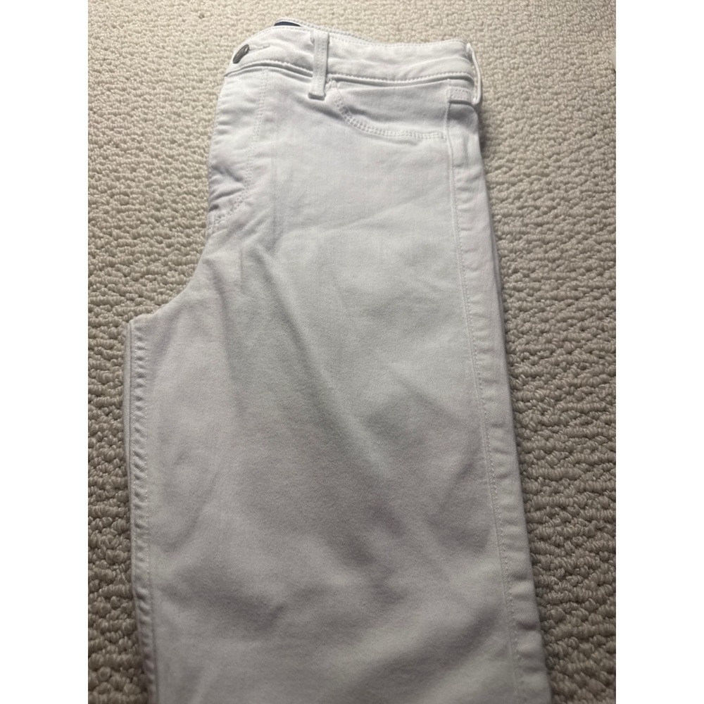 Hollister High-Rise Jean Legging White 7L W28 L30 Advanced Stretch Skinny Pant - Picture 1 of 9